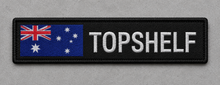 Load image into Gallery viewer, Custom Flag Name Patch – Embroidered Velcro Patch