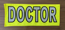 Load image into Gallery viewer, Fluro Back Panel Patch | Custom Velcro Role Identifier (15″ × 6″)