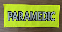 Load image into Gallery viewer, Fluro Back Panel Patch | Custom Velcro Role Identifier (15″ × 6″)