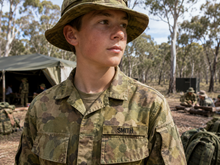 Load image into Gallery viewer, Custom Cadet Name Patch – AMCU Pattern with Velcro Backing | Global Name Patches
