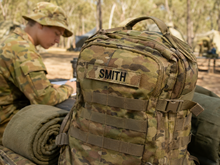 Load image into Gallery viewer, Custom Cadet Name Patch – AMCU Pattern with Velcro Backing | Global Name Patches
