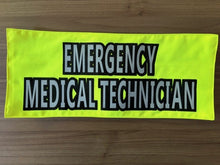 Load image into Gallery viewer, Fluro Back Panel Patch | Custom Velcro Role Identifier (15″ × 6″)
