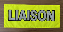 Load image into Gallery viewer, Fluro Back Panel Patch | Custom Velcro Role Identifier (15″ × 6″)
