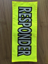 Load image into Gallery viewer, Fluro Back Panel Patch | Custom Velcro Role Identifier (15″ × 6″)
