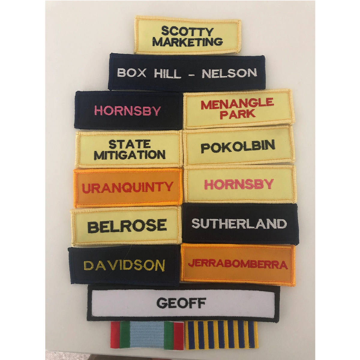 Buy High Quality Bespoke Name Patches Online | Global Name Patches