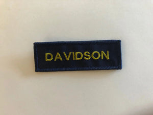 [Bespoke Name Patches For Uniforms & Work Wear Online]-Global Name Patches