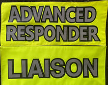 Load image into Gallery viewer, Fluro yellow 15x6 inch back panel patch with Velcro backing
