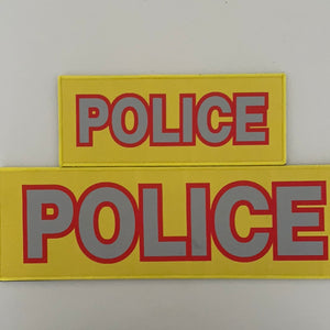 Fluro POLICE velcro patch